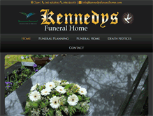 Tablet Screenshot of kennedysfuneralhome.com